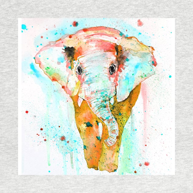 Colorful Elephant by Luba_Ost